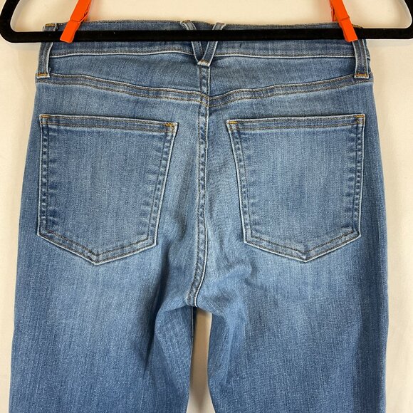 Veronica Beard Jeans Debbie Skinny High Rise 26 Blue Button Fly - Picture 7 of 10